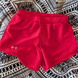 Under Armour Women’s Red Athletic Shorts